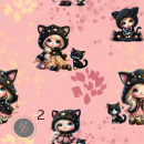 Digitales Stoffdesign - Cat Mom - 2